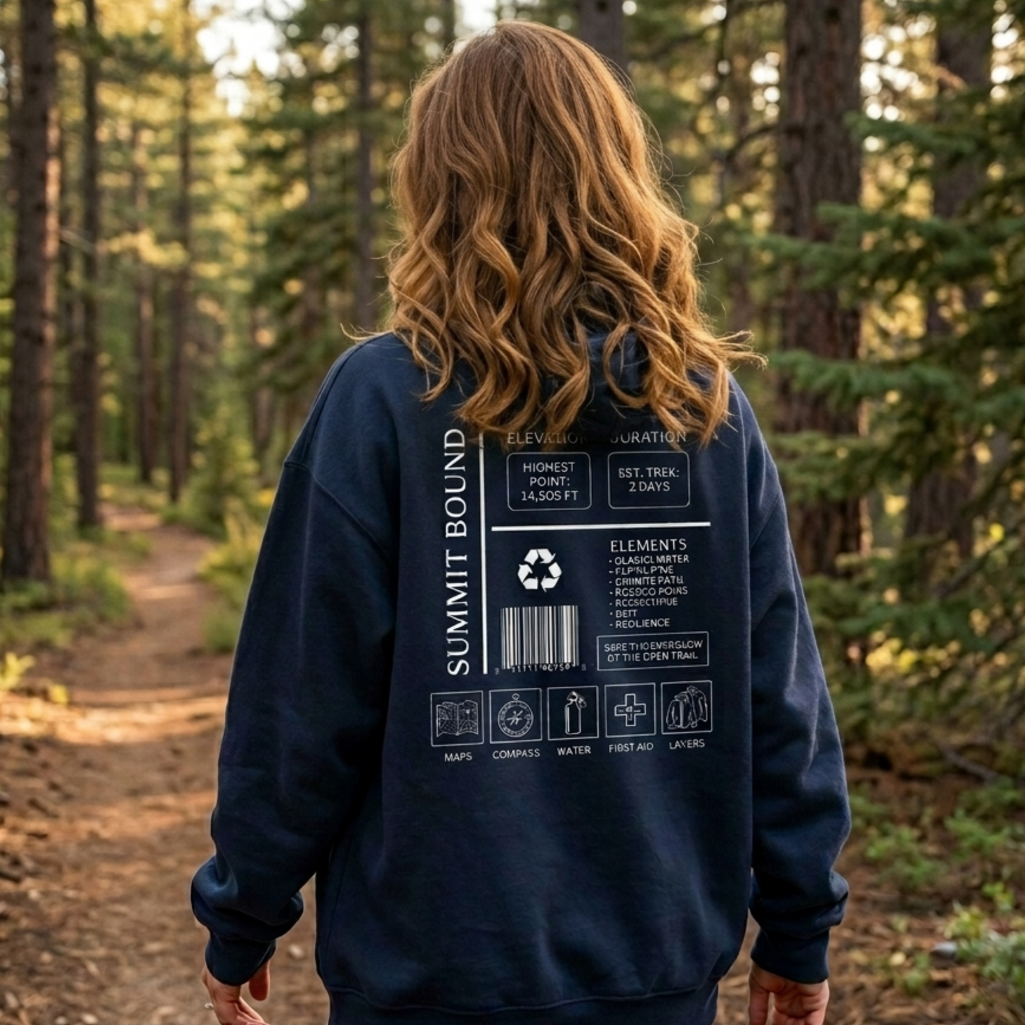 Summit Bound Hoodie – Conquer the Heights - EVERGLOW CO.