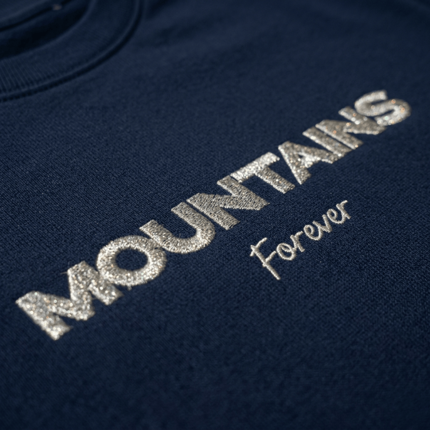 Mountains Forever - Embroidered